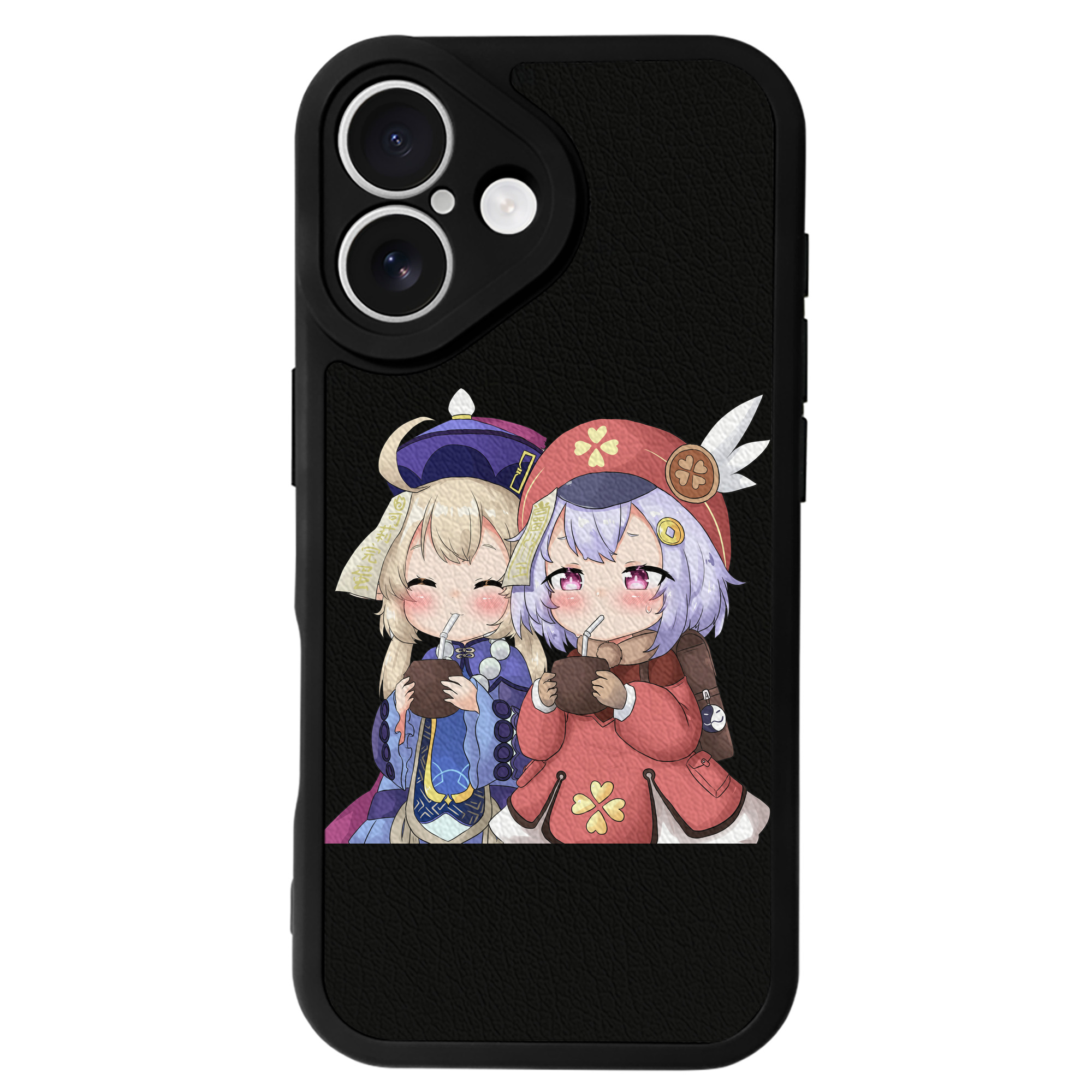 げんし神 七七 なな  genshin Nana 【iPhone 16シリーズ対応】シリコンスマホケース（レザー調） 材質：シリコン